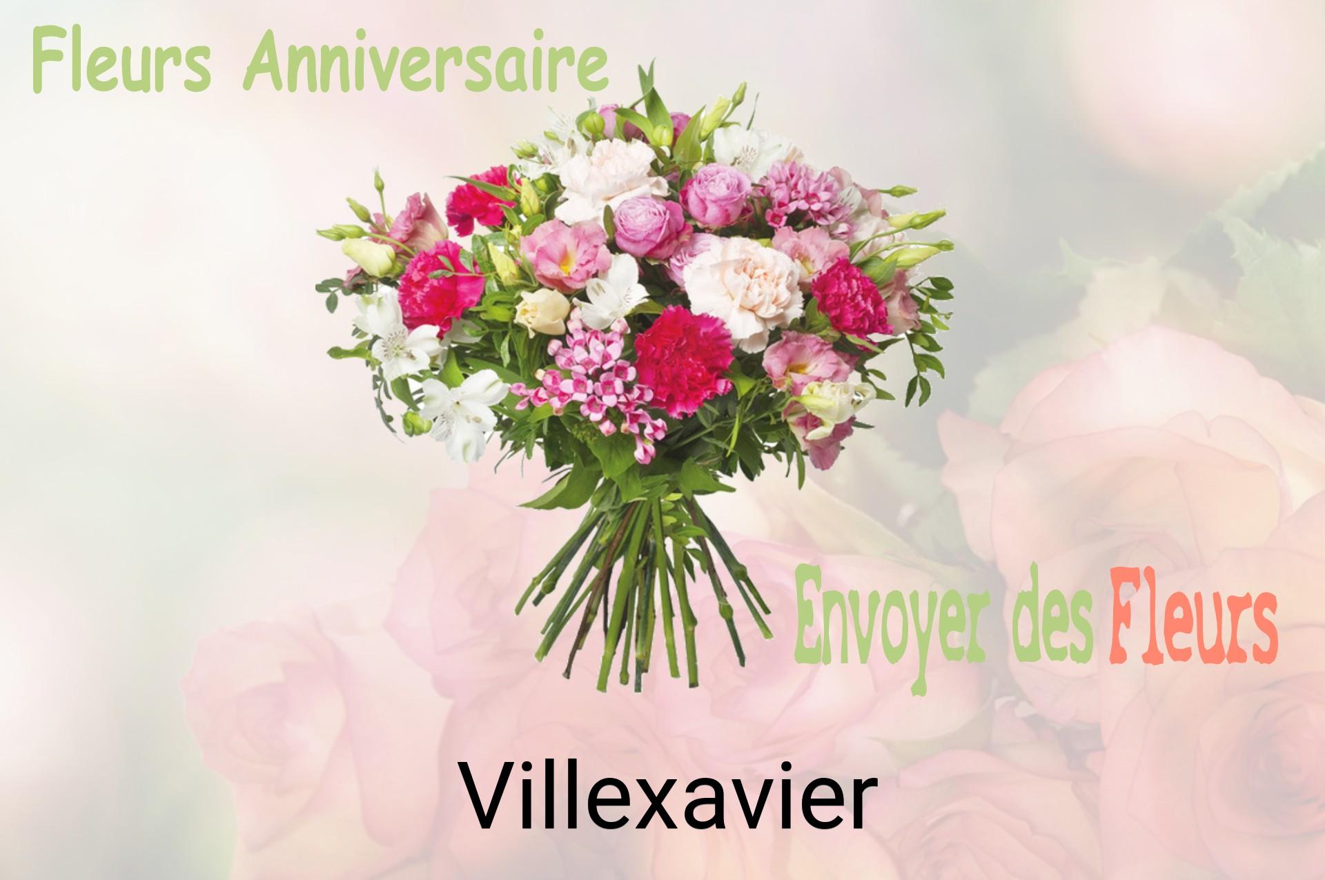 Bouquet de fleurs d’anniversaire livré à Villexavier